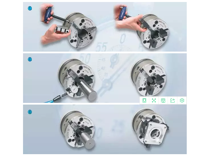 SCHUNK卡盤的基本結(jié)構(gòu)包括強(qiáng)化處理的卡盤基體，充分的油脂潤(rùn)滑，磨損極為輕微。因此保持高精度下更長(zhǎng)的使用壽命。獨(dú)具特色的外輪廓設(shè)計(jì)，使盡量少的冷卻液殘留在機(jī)床主軸或主軸軸承處。極端穩(wěn)固的盤體防止了因更高的夾持力及徑向負(fù)荷導(dǎo)致的精度失穩(wěn)狀況。大通孔，利于大尺寸棒料的通過(guò)及自動(dòng)上下料 。基爪——通用性好，與F型及Duro型匹配。  　　卡爪快換系統(tǒng)：使用獨(dú)立鎖緊的卡爪，保持高精度的同時(shí)，極大縮短輔助時(shí)間(調(diào)整、更換)。