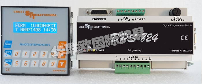 意大利CREI STT Elettronica公司的產(chǎn)品主要是生產(chǎn)電子凸輪編程器：意大利 CREI STT Elettronica電子凸輪編程器、CREI STT Elettronica絕對(duì)式單圈編碼器、電子凸輪編程器、光學(xué)編碼器、繼電器接口、屏蔽電纜、電源、彈性接頭、鍵盤(pán)保護(hù)蓋。
