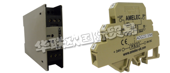 在生產過程中，無論是控制系統(tǒng)還是監(jiān)控系統(tǒng)，都有可能面臨復雜環(huán)境的干擾，或短路、過壓、不明脈沖等狀況。因此，具有保護下集控制回路、削弱環(huán)境噪聲影響、抑制接地或設備干擾、可限壓額流、保護控制系統(tǒng)輸入輸出及通訊接口的信號隔離器，成為控制系統(tǒng)不可或缺的一部分。信號隔離器是將輸入單路或雙路電流或電壓信號，變送輸出隔離的單路或雙路線性的電流或電壓信號，并提高輸入、輸出、電源之間的電氣隔離性能的一種裝置。AMELEC是知名的信號隔離器生產商，下文為您具體介紹AMELEC信號隔離器。